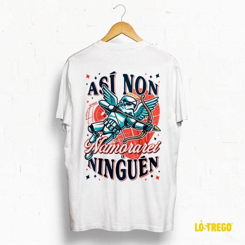 Camiseta Unisex Cupido Stormtrooper Unisex – Amor y Fuerza en Lóstrego