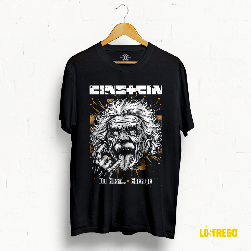 Camiseta "Du Hast... Energie" – Einstein al estilo Rammstein