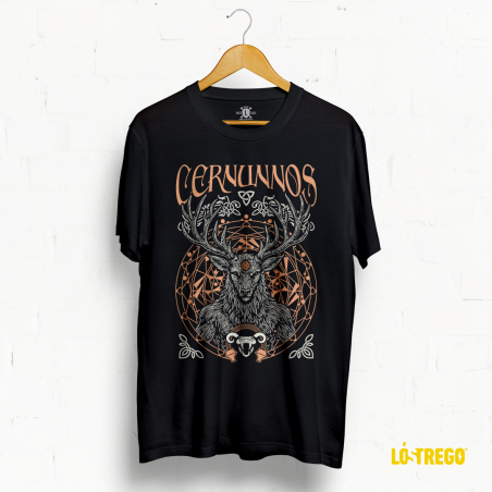 Camisola "Cernunno" - Dios celta de la natureza en modo metal