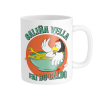 Taza "Galiña Vella Fai Bo Caldo" – Humor y sabiduría gallega