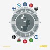 Deseño "Nacións Celtas" en tons grises, unha homenaxe á historia e unidade das nacións celtas.