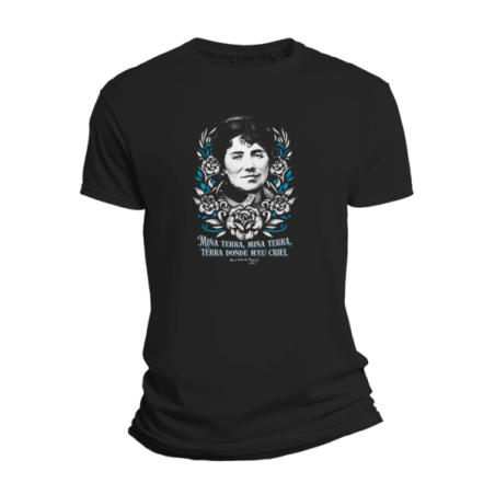 Camiseta Negra Unisex Rosalía – O amor por Galicia en cada puntada