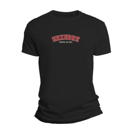 Camiseta Negra Unisex "Enxebre" – O orgullo galego feito moda