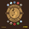 Deseño "Nacións Celtas" en tons dourados, unha homenaxe á herdanza e cultura das nacións celtas.